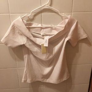WHITE Aritzia Wilfred Tournesol Top